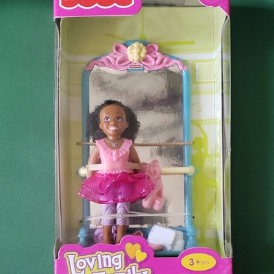 Fisher-Price Loving Family Sister Fashion Doll W8796, Curly Black Hair