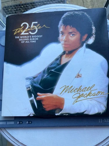 MICHAEL JACKSON ORIG THRILLER MINT 2LP SET 25th ANNIV GOLD LABEL 1stPRESS 2008