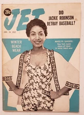 Jet Magazine January 24 1957 Civil Rights~MLK~Bus Arrests~Jackie Robinson