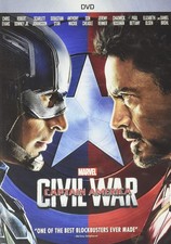 Captain America: Civil War [DVD] [*READ* Disc-Only, EX-LIBRARY]