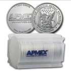 Tube 1 oz Silver Round .999 Fine (Lot of 20) - APMEX Rounds Bullion Coins