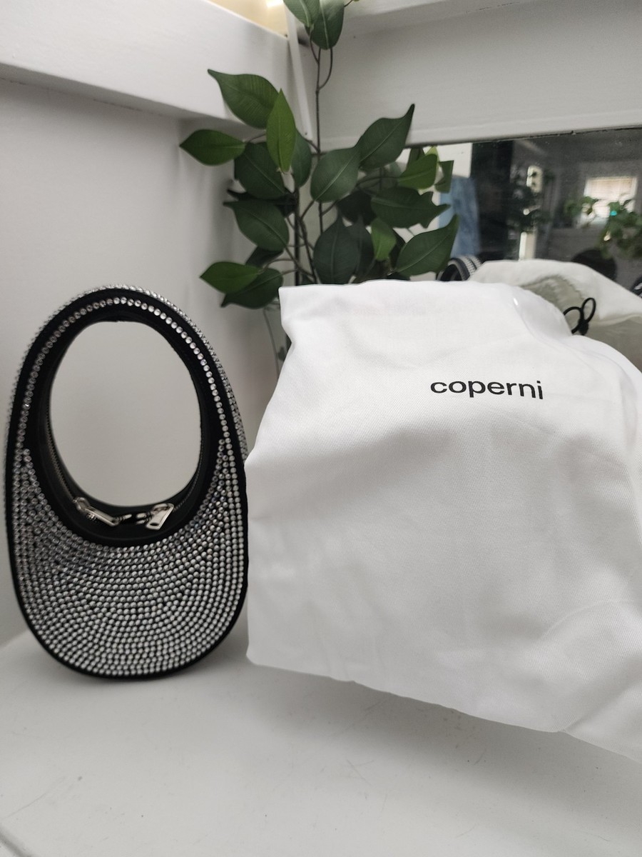 い*き様 ꧁꧂coperni テクニカルボンバー Coperni Mini Swipe Crystal Embellished Bag w/ Dust Bag | eBay