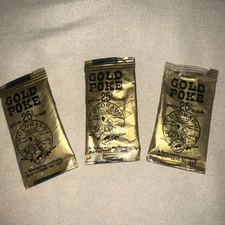 RARE 1959 Colorado Centennial Gold Poke Real Gold 25 cents LOT OF 3
