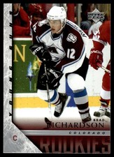 2005-06 Upper Deck Young Guns Brad Richardson Rookie Colorado Avalanche #485