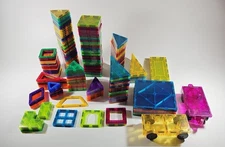 Magna Tiles 210 Piece Lot, STEM, Good Condition