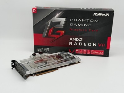 ASRock Phantom GAMING AMD Radeon VII 16GB HBM2 mit Wasserblock Wasserkühlung GPU