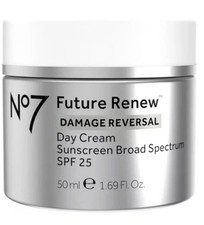No7 Future Renew Damage Reversal Day Cream Sunscreen Broad Spectrum SPF25 UK NB