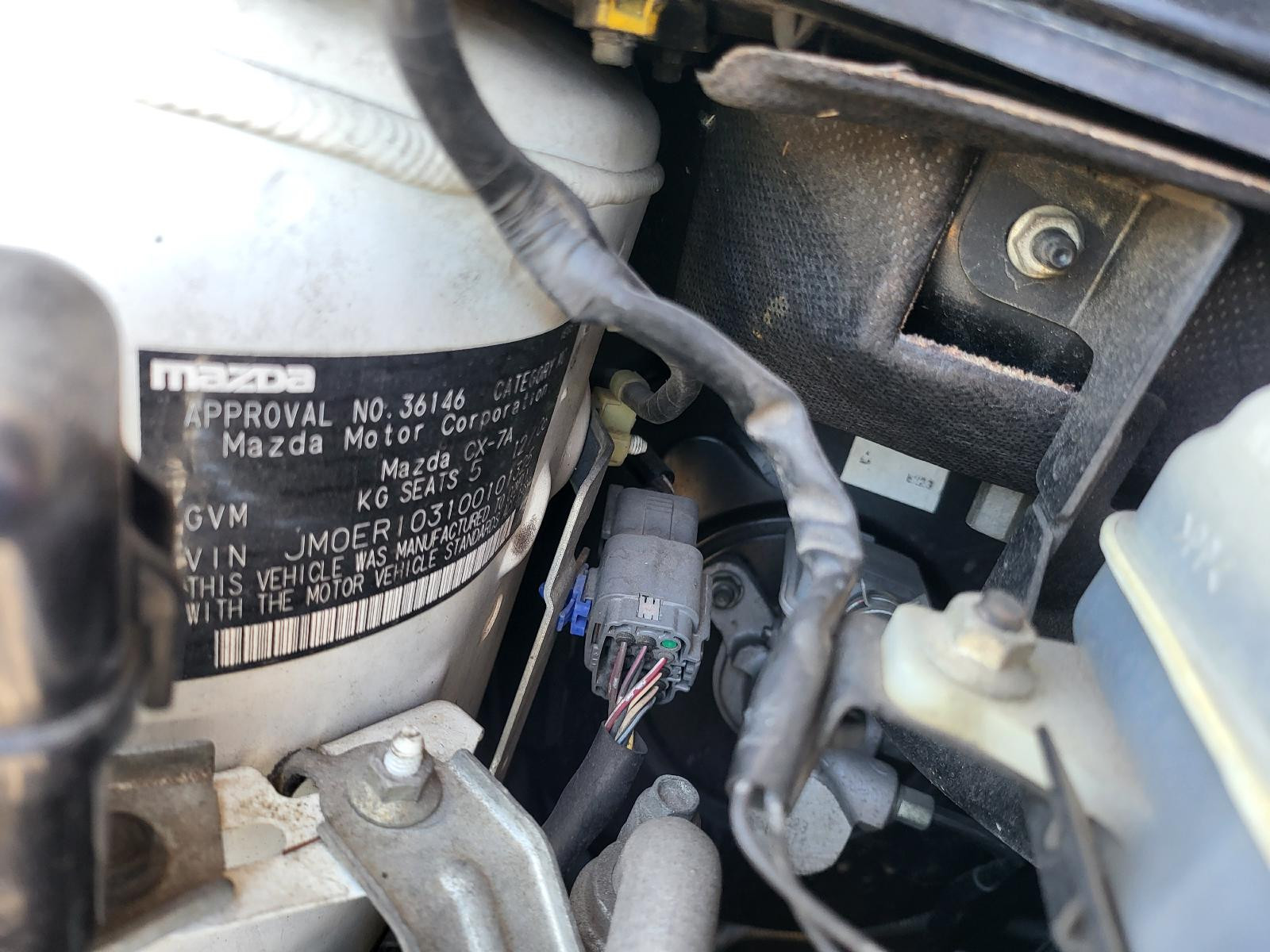 Mazda CX7 Right Door Mirror ER 11/2006-02/2012 - thumbnail 7