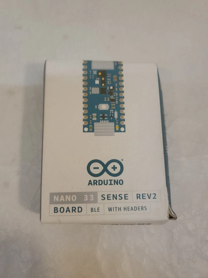 Arduino Nano 33 BLE Sense Rev2, nRF52840 + Sensors for AI, IMU, 64MHz, ABX00069 - Image 2 of 3