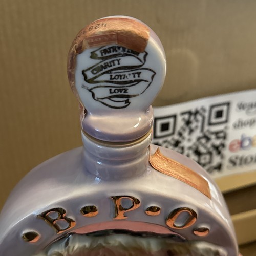 JIM BEAM B.P.O. DOES ELKS 50TH ANNIVERSARY DOES BPO WHISKEY DEKANTER NEUWERTIG!!! - Bild 2 von 17