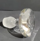 Vintage Blenko Glass Mushroom Clear Stopper MCM - (Stopper Only)