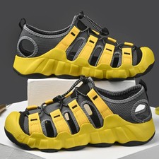 Sandali moda sport outdoor traspiranti uomo vera pelle acqua spiaggia scarpe