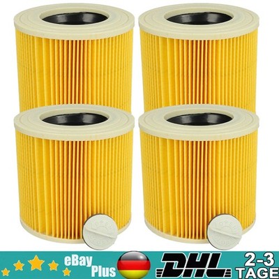 1-4x Filter für Kärcher WD3 Premium, WD2, WD 3 P, MV2 , MV 3, A2054 6.414-552.0