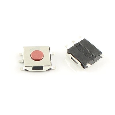 10Pcs Momentary Tactile Tact Red Push Button Switch 5 Pin SMD SMT 6x6x2.5mm