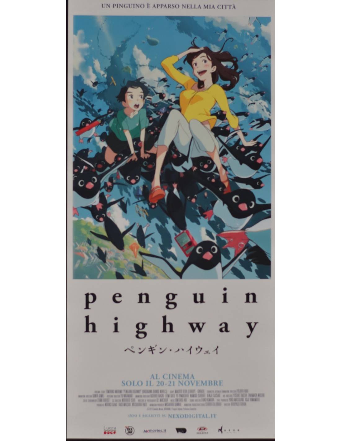 Locandina originale film Penguin Highway (2018) - Regia di Hiroyasu Ishida