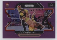 2022 Panini Prizm WWE Purple Prizm 21/149 Ikemen Jiro #81 3x7