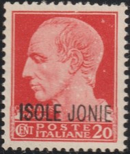 1941 Isole Jonie 20 cent. nuovo MNH
