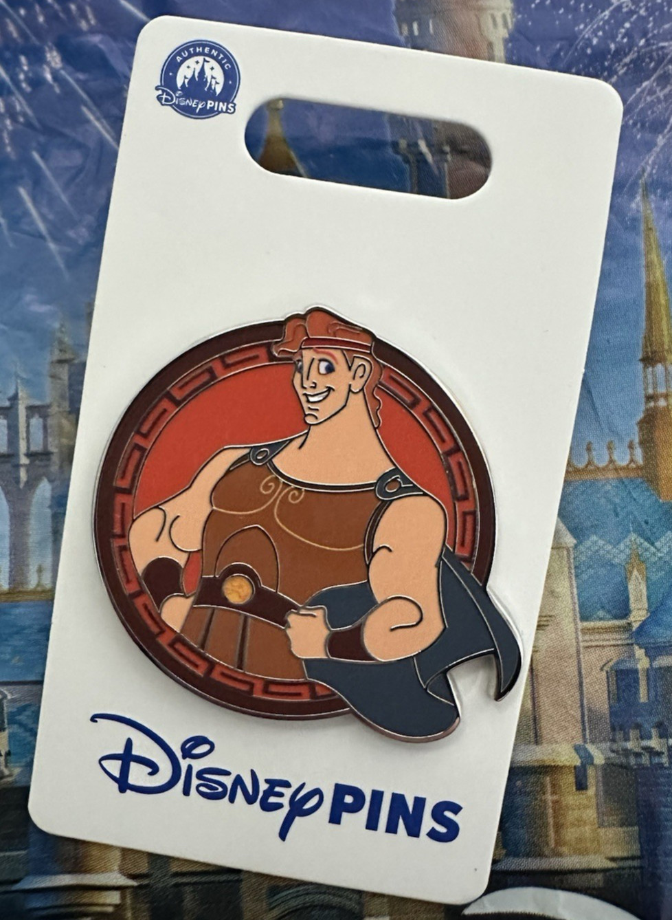 Disney Parks Hercules Character Portrait Open Edition OE Pin NEW
