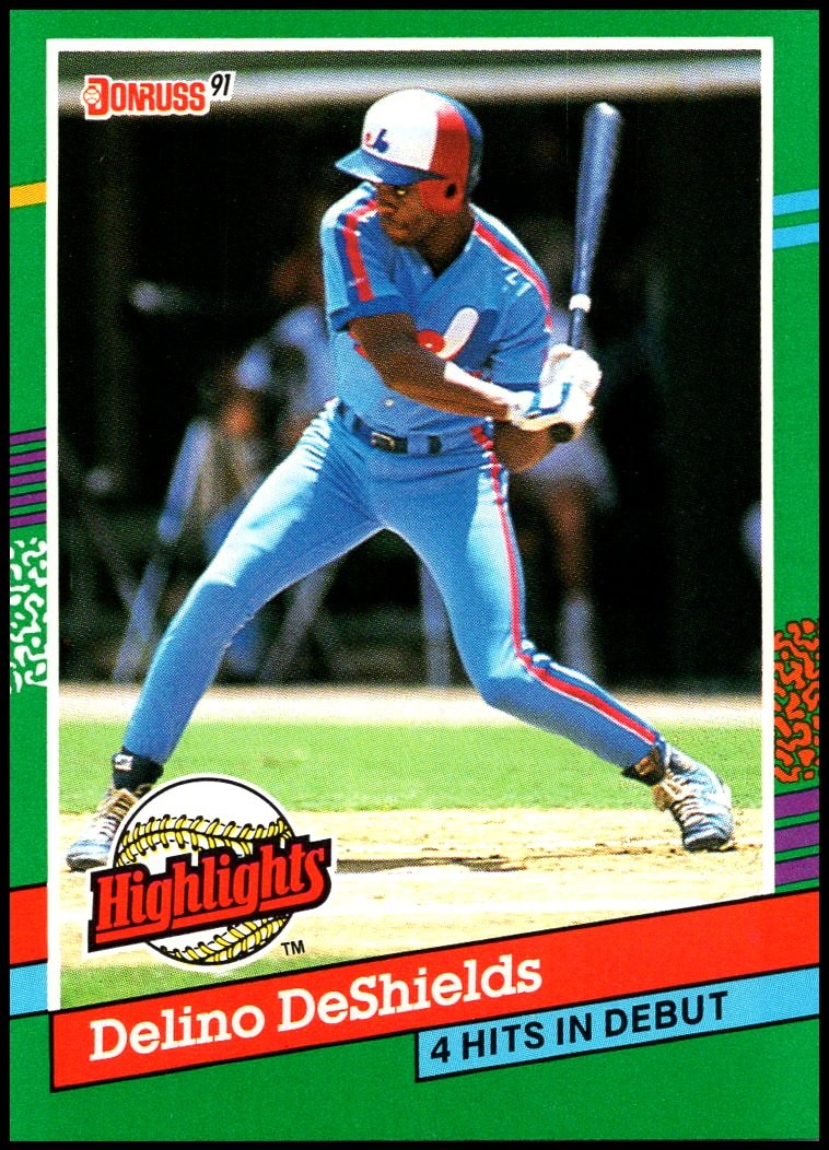 1991 Donruss #BC-16b Delino DeShields - Bonus Cards FREE SHIPPING!