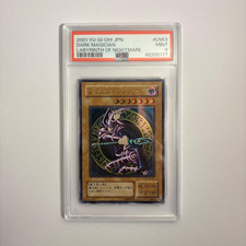 Yu-Gi-Oh! 2001 JAPANISCHES LABYRINTH DES ALBTRAUMS #LN53 DUNKLER MAGIER PSA 9