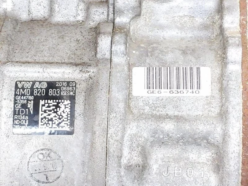 Compresor de aire acondicionado compatible con 17-20 AUDI A4 734797 Foto 3 de 4