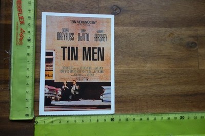 Alte Filmplakatkarte Kino Film TIN MEN Richard Dreyfuss Danny DeVito B Hershey