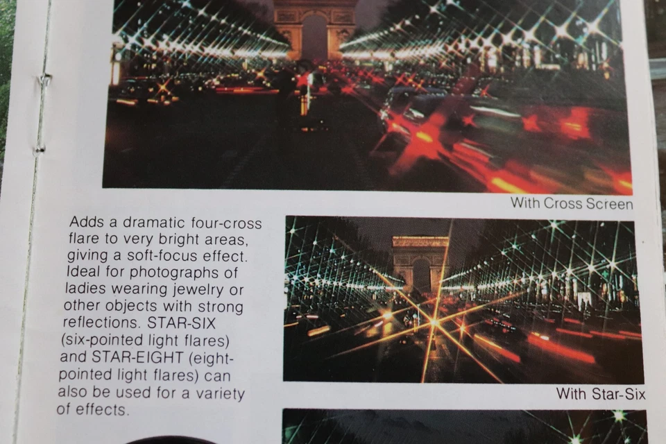 NEW Vtg Rokunar 40.5mm CROSS SCREEN FILTER Japan 40.5mm STAR 4 Point Spec Effect - Image 4 of 4