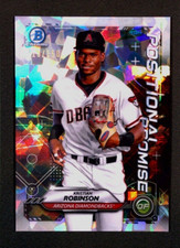 2021 Bowman Kristian Robinson Positional Promise Chrome Atomic Refractor /150