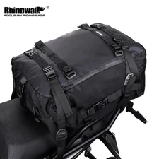 Rhinowalk Motorcycle Tail Rear Seat Bag Luggage 30L Waterproof For BMW Honda KTM