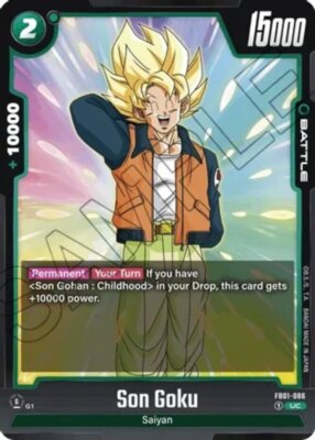goku mtg card NM-Mint MTG Regular Son Goku - FB01-086 - UC Fusion World: Awakened Pulse  (FB01)