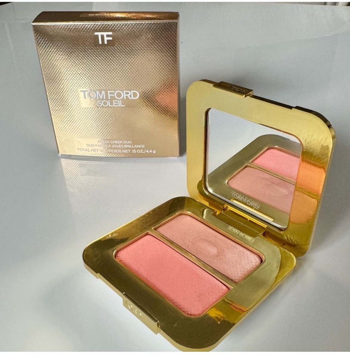 TOM FORD SOLEIL SHEER CHEEK DUO - SHADE 02 ECLAT 0.15 OZ BOXED