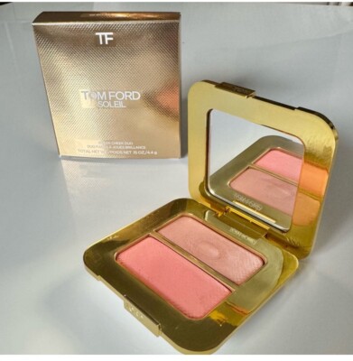 TOM FORD SOLEIL SHEER CHEEK DUO - SHADE 02 ECLAT 0.15 OZ BOXED, See Condition.