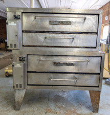 Bakers Pride 351 Superdeck Series 8" Deck Height Nat Gas Pizza Ovens Good Stones