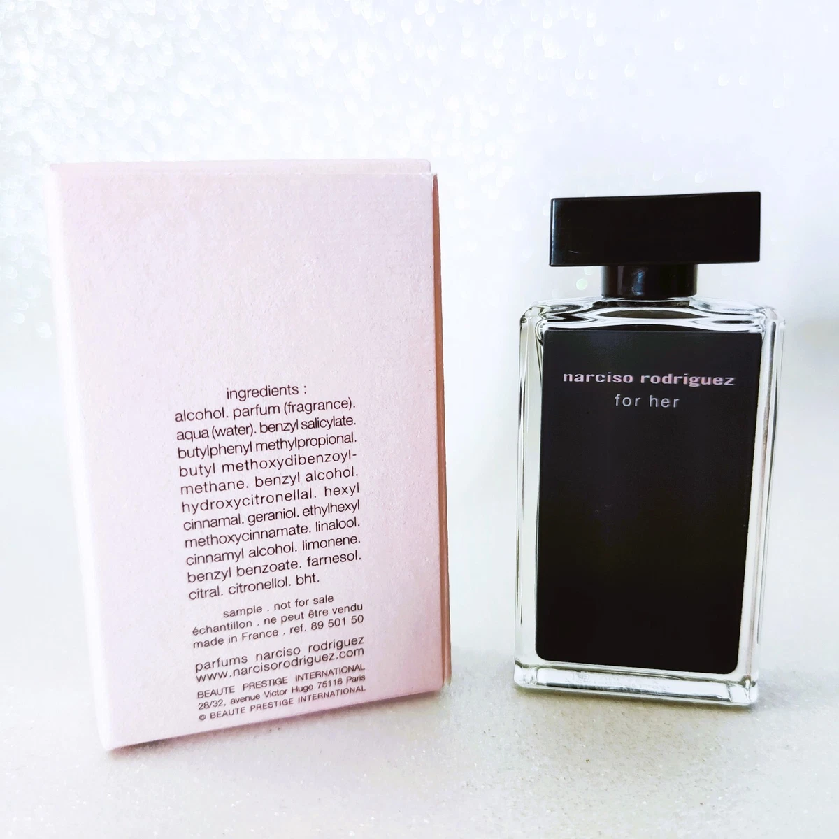 Narciso Rodriguez For Her EDT 7.5ml MINI MINIATURE PERFUME FRAGRANCE New