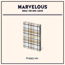 MIRAE 3rd Mini Album [Marvelous] Preppy Ver CD+P.Book+3p Card+Sticker+Time Table