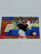 2004 Bowman Futures GU BAT Card Dioner Navarro Rays RC