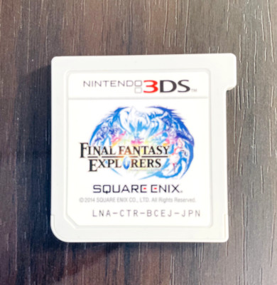 Final Fantasy Explorers Nintendo 3DS Square 2014 Japanese