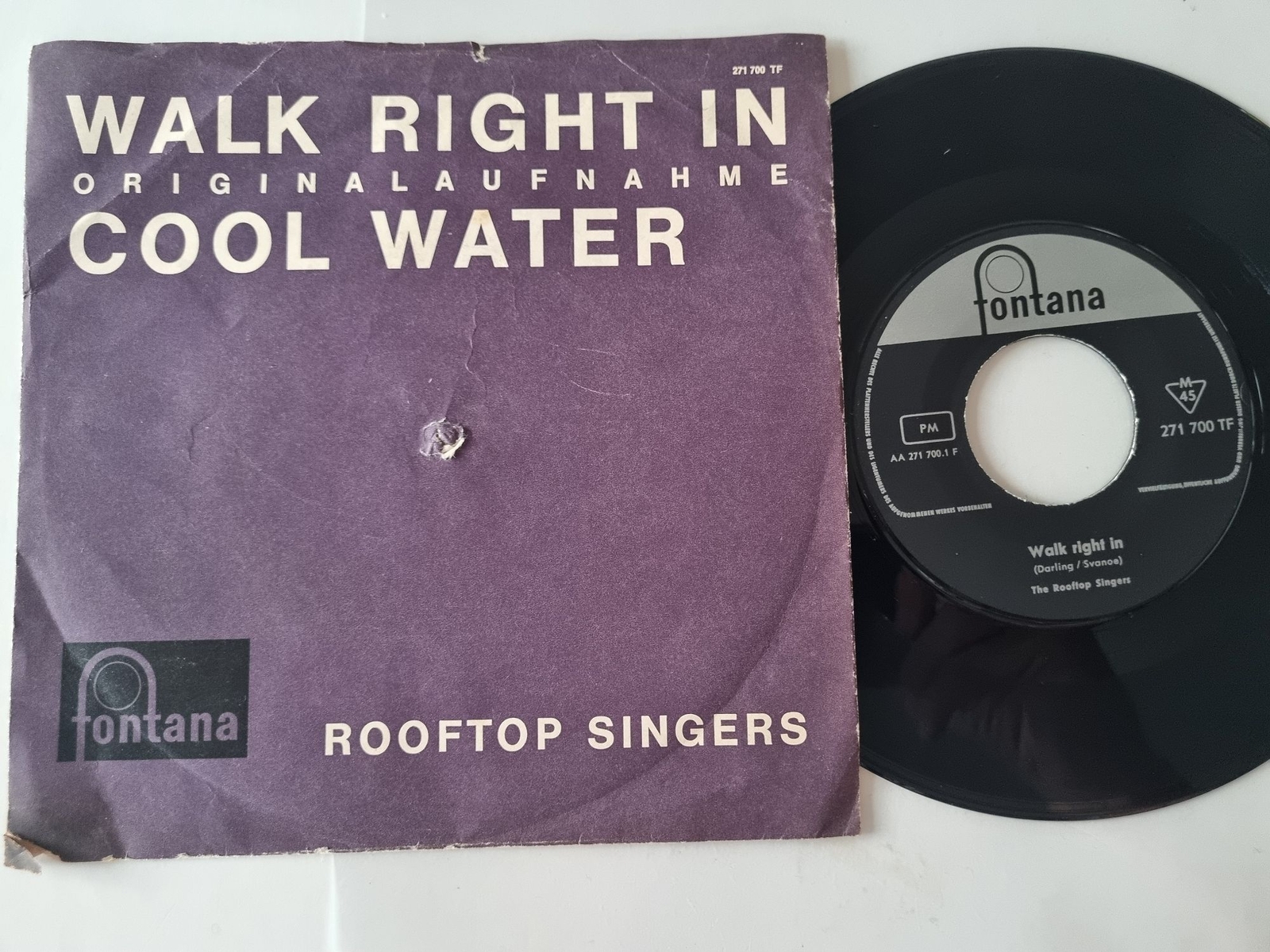 Rooftop Singers - Walk right in 7'' Vinyl Germany