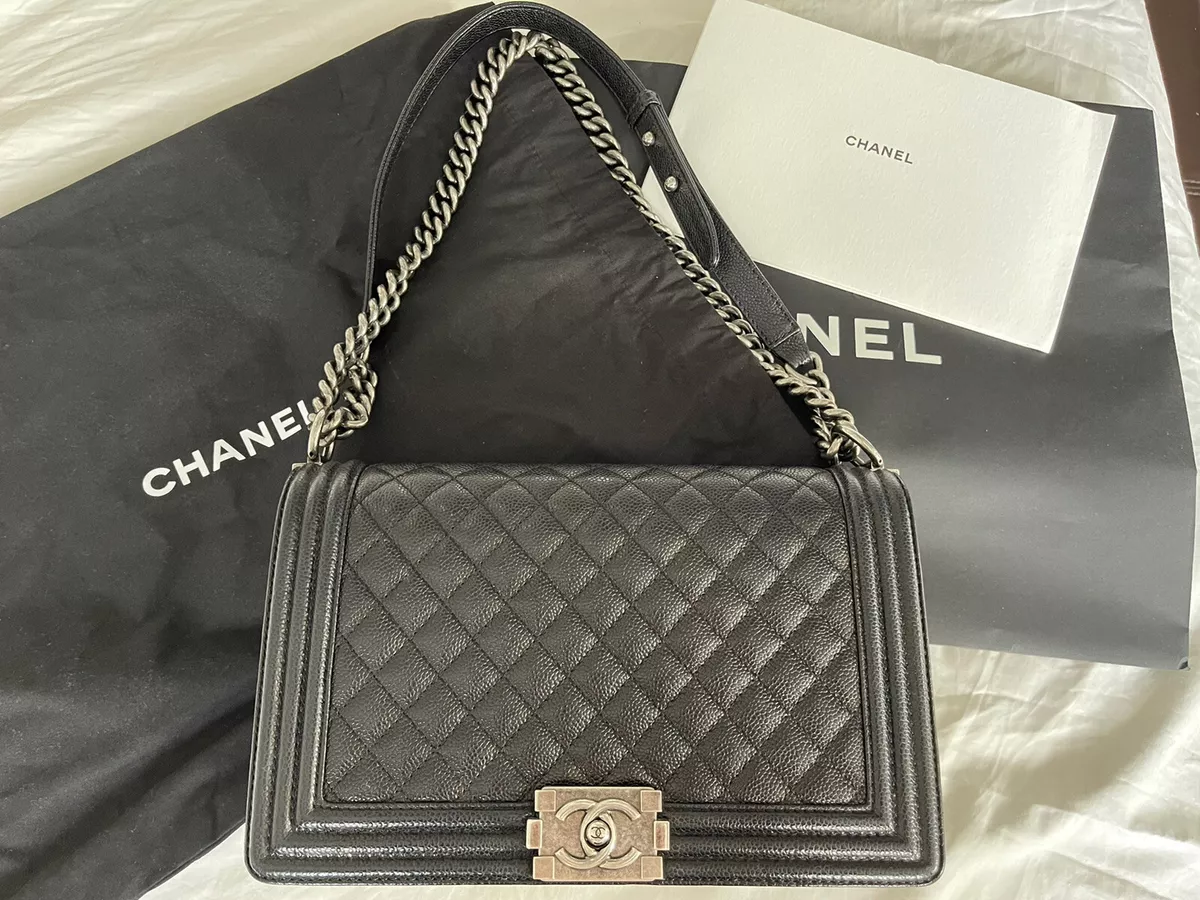 Chanel Boy Bag New Medium 28cm Caviar Leather Designer WishBags #28 Chanel Boy Bag New Medium 28cm Caviar Leather Designer WishBags