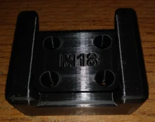 Black 1 Spot M18 Battery Holder Mountable For Milwaukee 18V - MADE IN USA