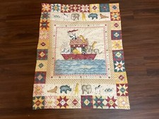 Noah's Ark Comforter Blanket Wall Hanging Baby Toddler