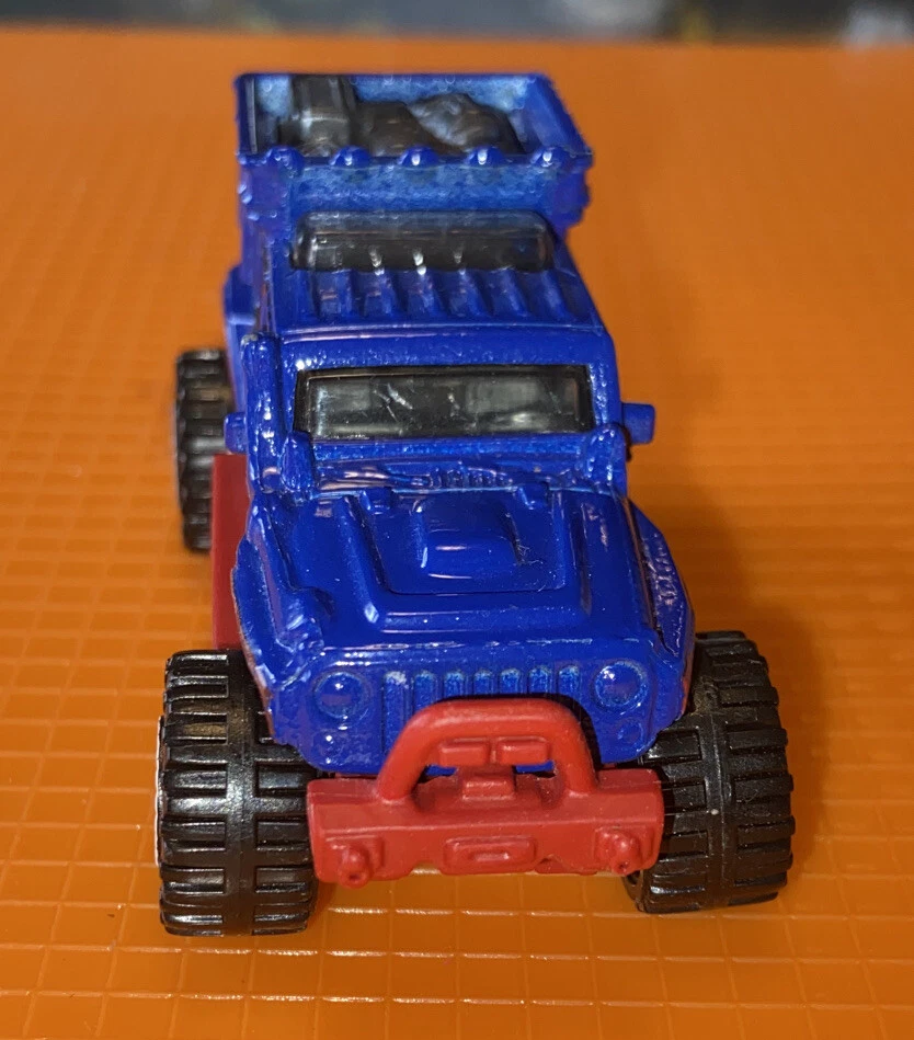 Vintage 2011 Matchbox Jeep Wrangler Superlift Mountain Rare Blue Original Old - Image 3 of 4