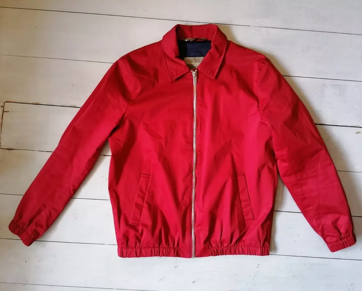 Zara red bomber jacket sales