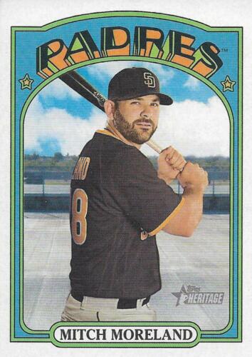 2021 & 2020 Topps Heritage Baseball Cards Pick the Cards You Need for Your Sets - Picture 124 of 212