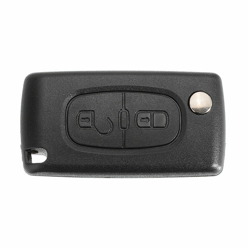 2 Buttons Flip Remote Key Case Blade Shell Fob Fit For Peugeot 207 307 308 408
