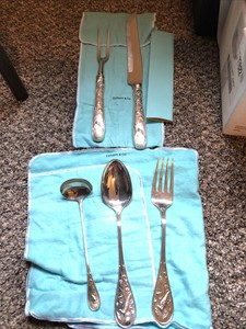 5 Serving Pieces by Tiffany & Co Sterling