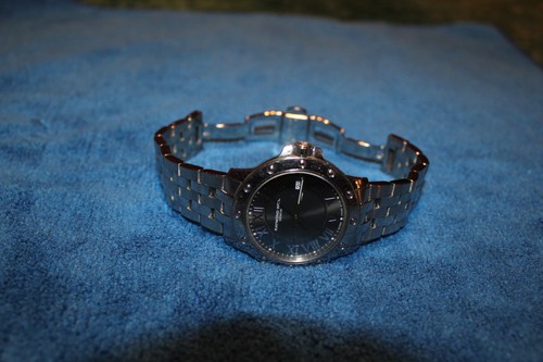 Raymond Weil Tango 39mm Steel Black Dial Quartz Mens Watch 5599-ST-20001 - Picture 3 of 6