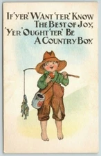 If Yer Want to Know the Best of Joy~Ought Be a Country Boy~Fish on Stringer~Bait