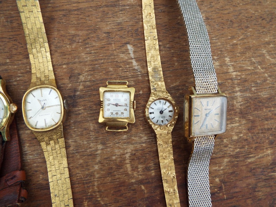 5 Vintage Ladies Watches eBay