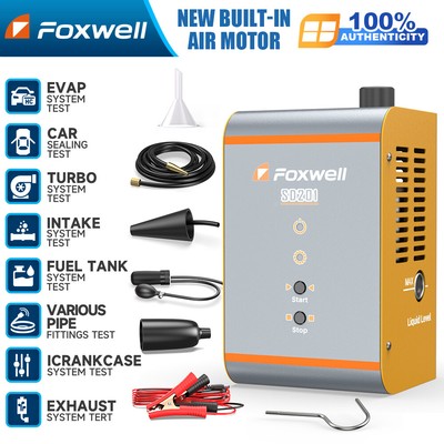 Automotive EVAP Smoke Machine Fuel Pipe Leak Detector Vacuum Diagnostic Tester